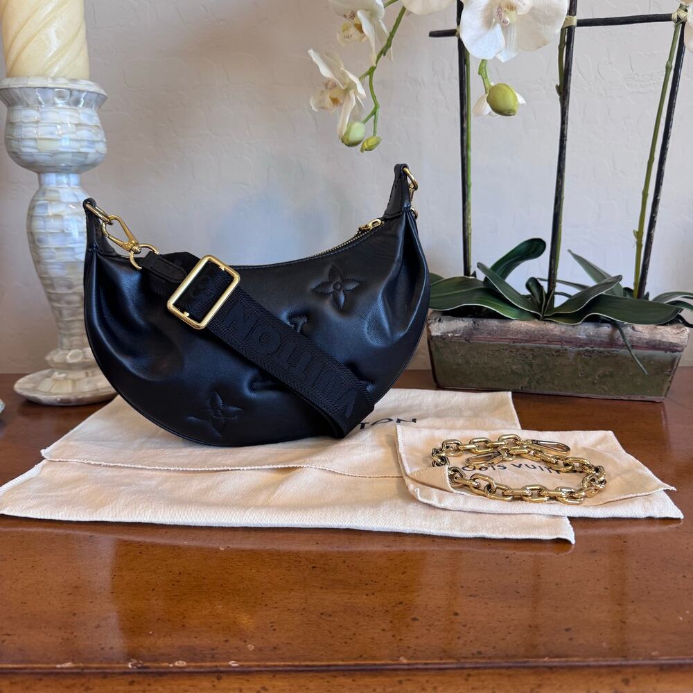 Louis Vuitton Over The Moon Bubblegram Black Calfskin Crossbody Bag